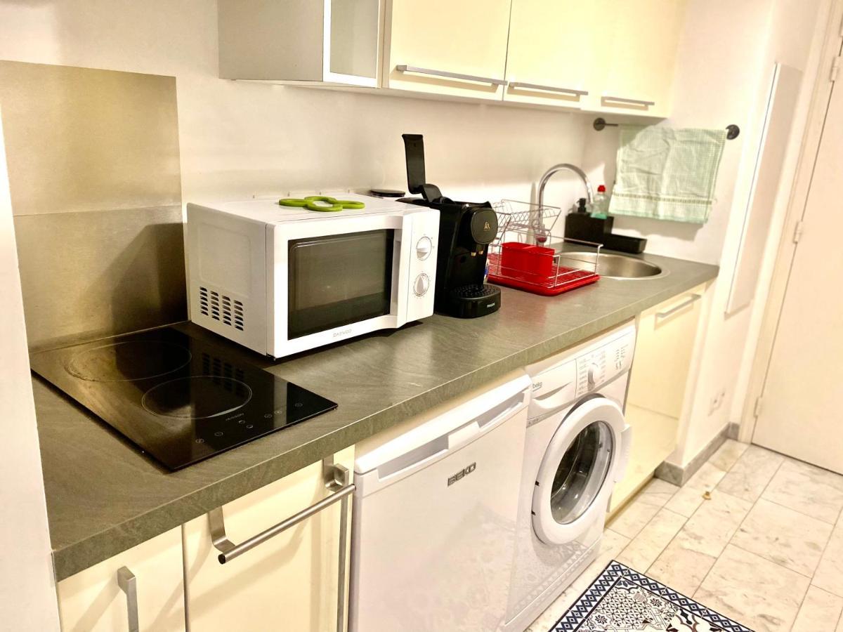 Charmant Studio Climatise Centre Menton Parking Gratuit المظهر الخارجي الصورة